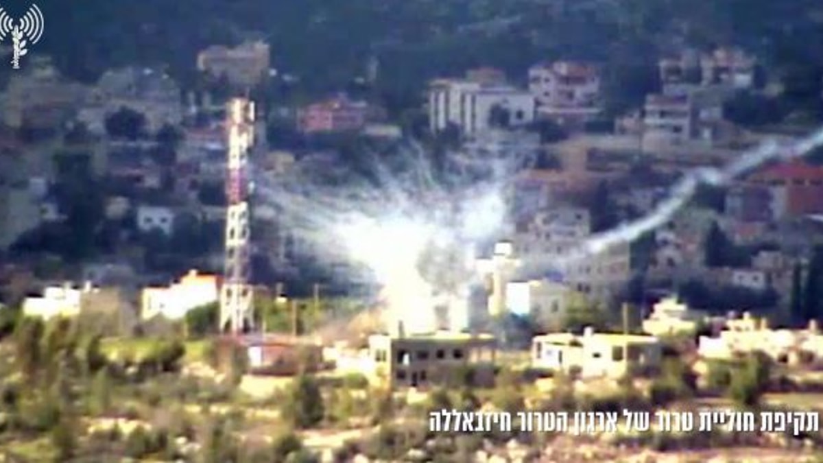 Watch: The IDF Attacks A Terrorist Cell In Lebanese Territory